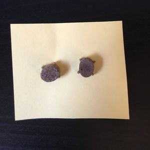 BAUBLEBAR Druzy Stud Earrings